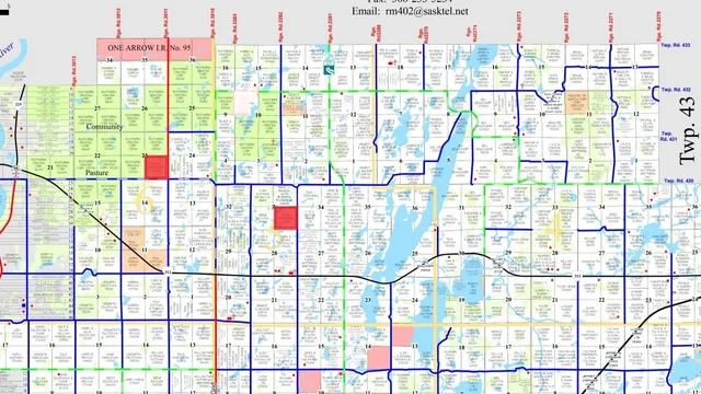 RM 402 map highlighted