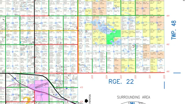 RM 471 map highlighted