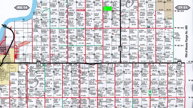 RM 487 map highlighted