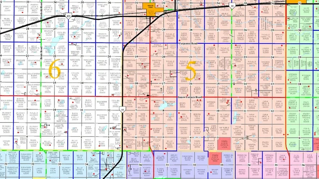 RM 490 map highlighted