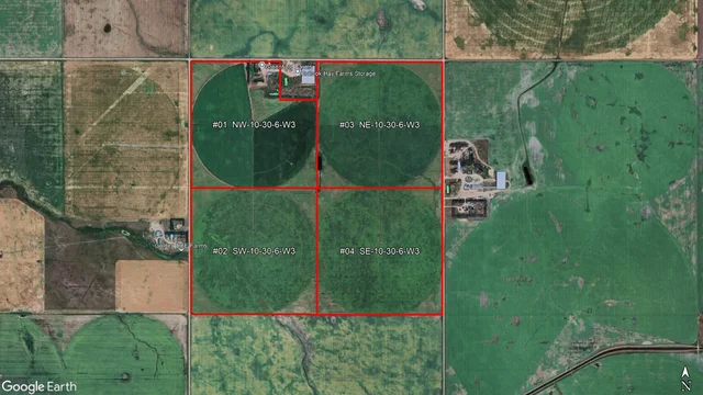 Satellite Image Outlined 622ac