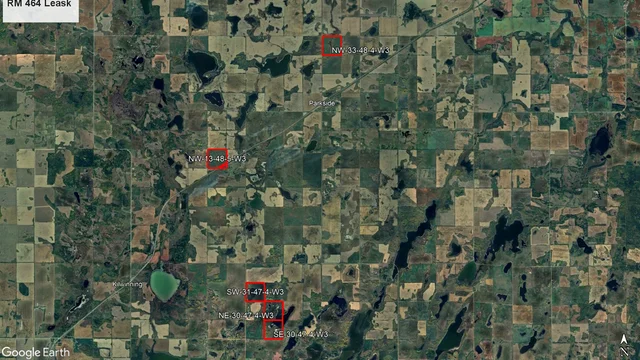 Satellite Image Outlined RM 464