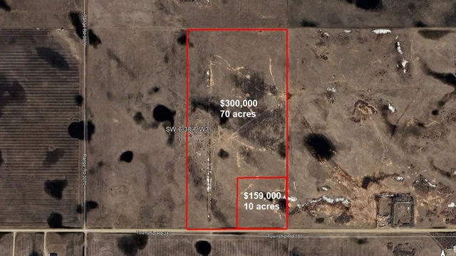 Satellite Image Outlined with price