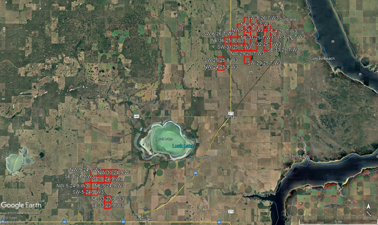 Satellite Image outlined