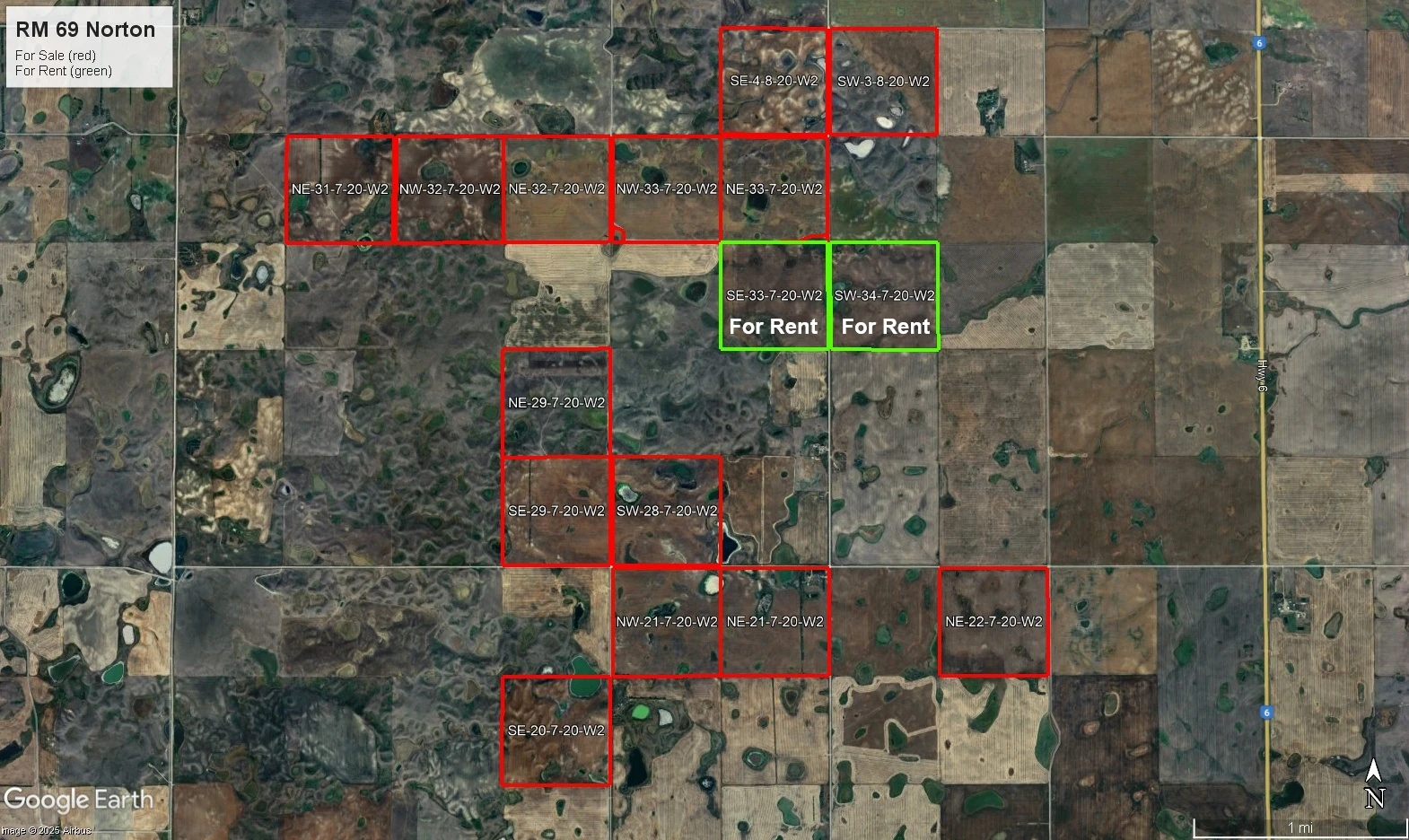 Satellite Image outlined