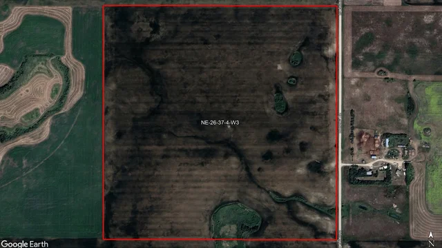 Satellite Image outlined NE 26