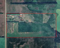 Satellite image outlined