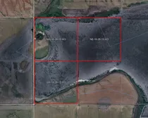 Satellite image outlined